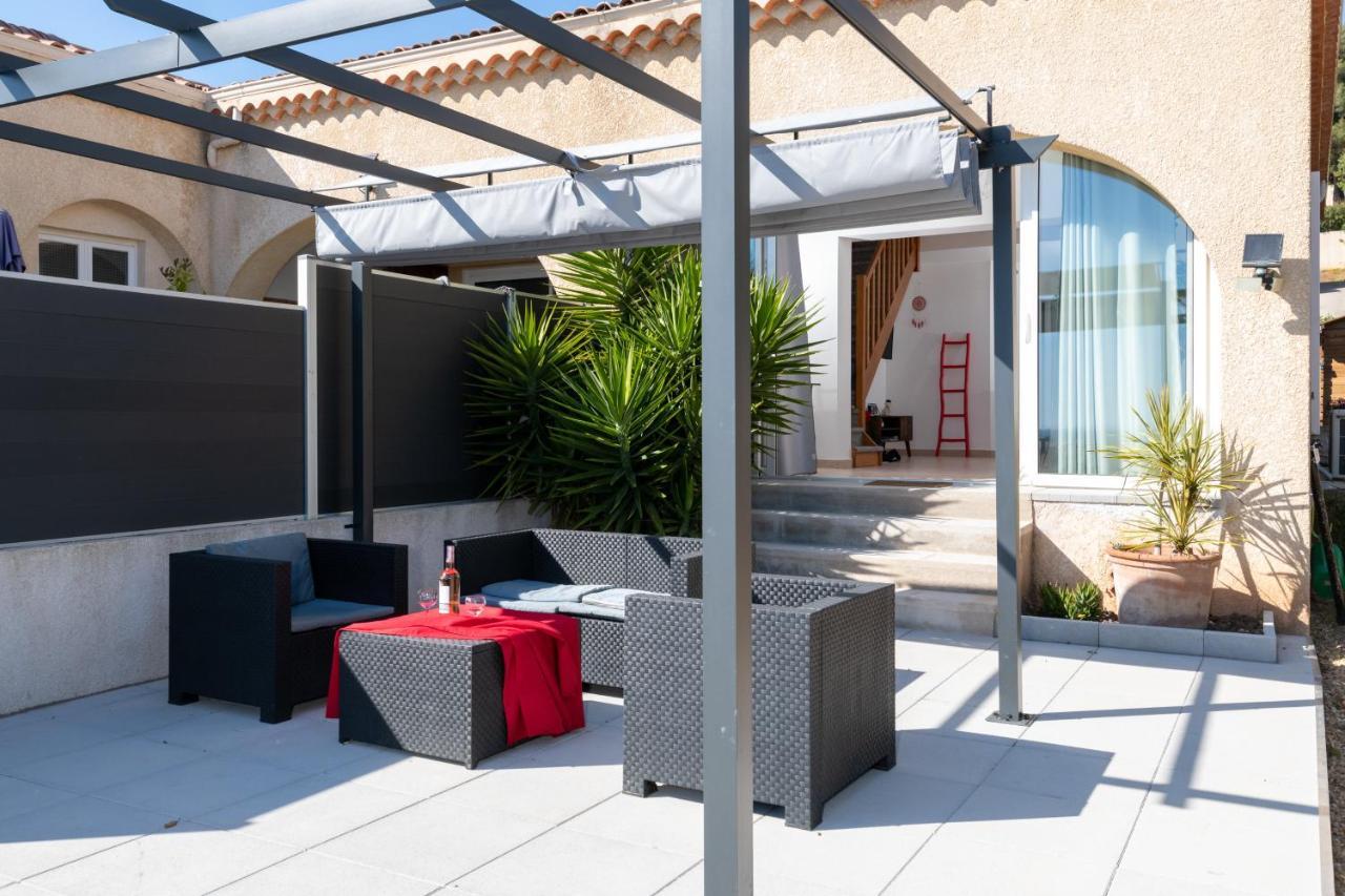 Face A La Mer Superbe Villa Terrasse Barbecue Le Pradet Carqueiranne Kültér fotó